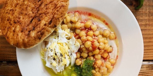 Kosher Deconstructed Chickpeas Mesabaha Tray