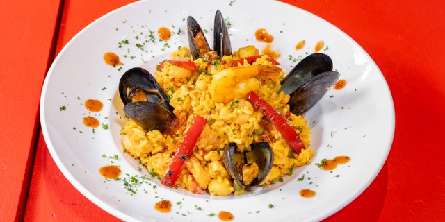 Spicy Paella Veggie Caribbean