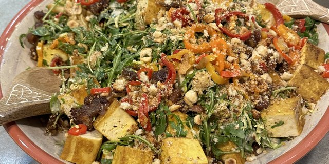Grilled Cauliflower Salad