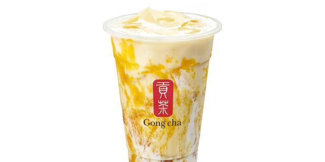 Mango Marble Green Tea Latte