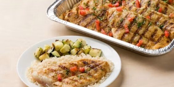 Grilled Swai (White Fish) Plate