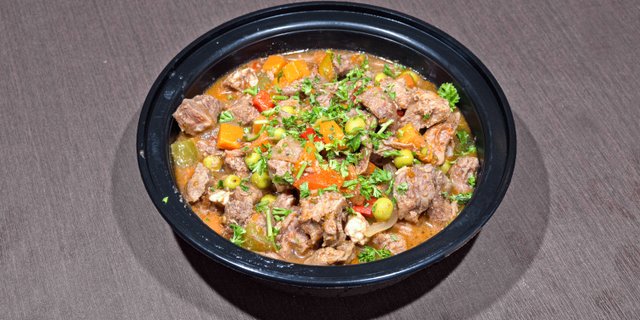 Beef Stew Over Rice