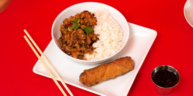 Bowl & Egg Roll Boxed Lunch