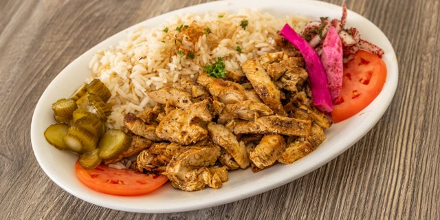 Chicken Shawarma Over Rice