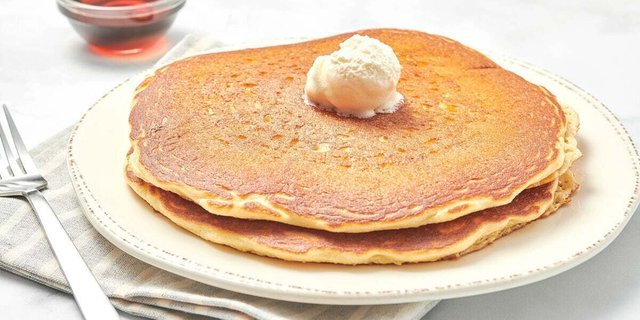 Two Multigrain Pancakes