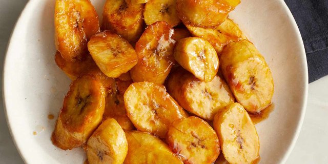 Fried Green Plantains