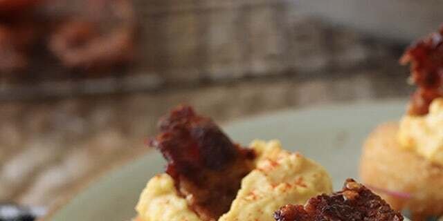 Crispy Deviled Eggs