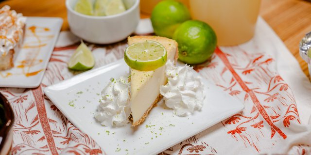 Key Lime Cheesecake Slice