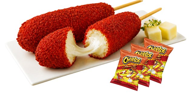 Flaming Hot Cheetos Ricedog