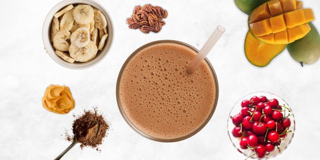Chocolate Cherry Crunch Smoothie
