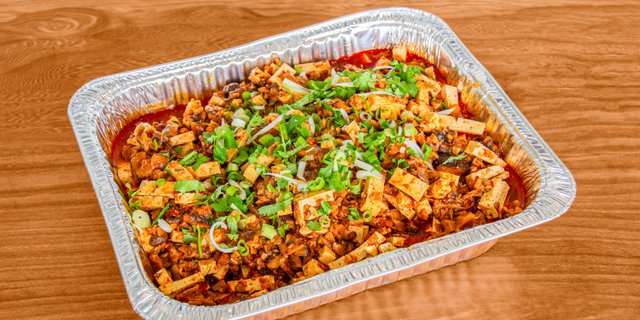 Vegetarian Mapo Tofu Rice Plate