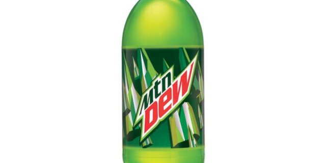 2L Mountain Dew Bottle