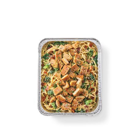 Crispy Chicken Bacon Alfredo