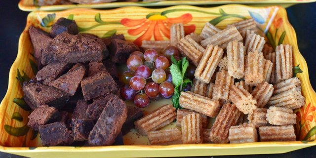 Churros & Brownies Platter