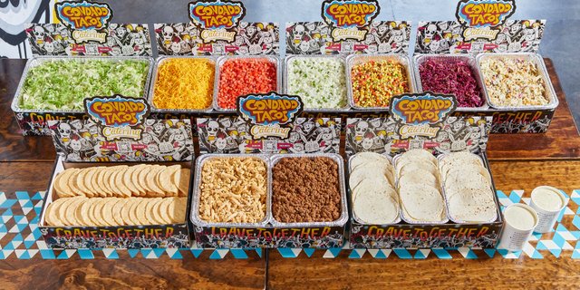 Taco Bar for 40-50-60-70 People