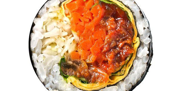 Korean-Style Bibim Gimbap