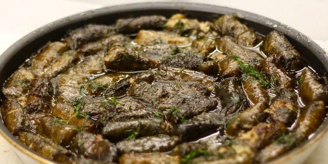 Dolmas (Grape Leaves)