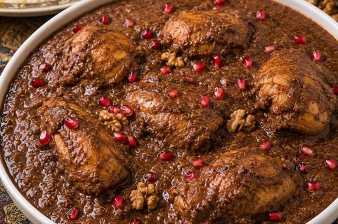 Fesenjan (Pomegranate Walnut Chicken Stew)