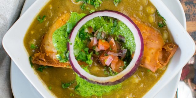 Samosa Mattar Chaat