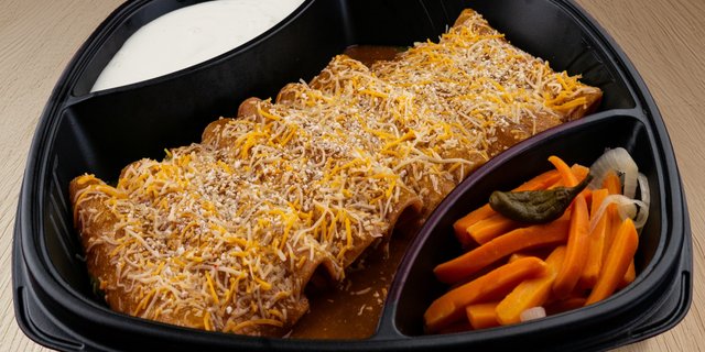Enchiladas Rojas Platter
