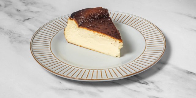 Basque Cheesecake Slice