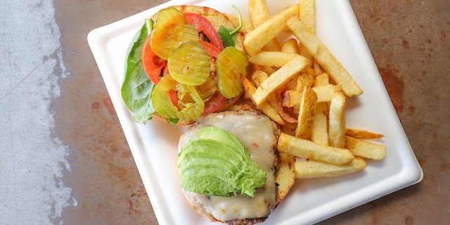 Turkey Avocado Burger