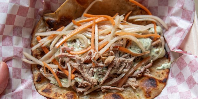 Kalua Pork Scallion Pancake