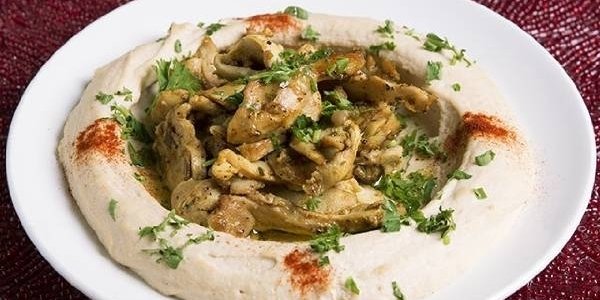 Hummus w/ Chicken Shawarma