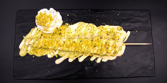 Pistachio Waffle Stick