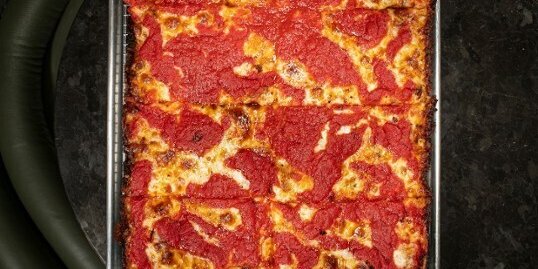 Upside Down Sicilian Pizza