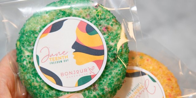 Large Juneteenth Party Cookie Box