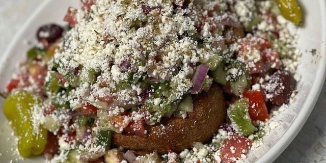 Cretan Dakos Salad