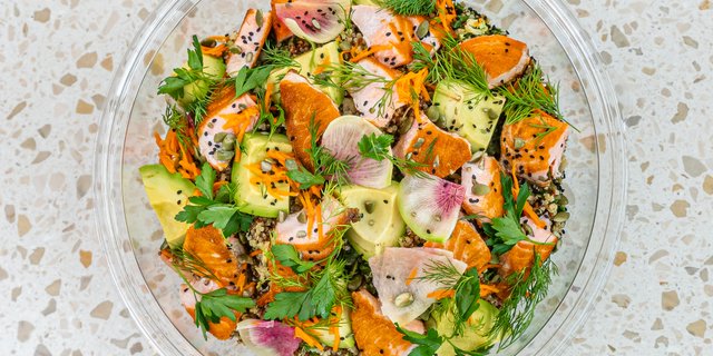 Salmon Quinoa Bowl