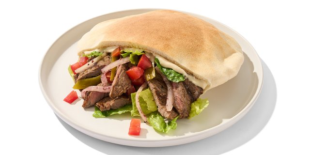 Beef Shish Kebab Sandwich Pita