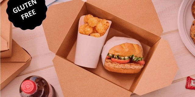 Gluten-Free Chicken Smash® Burger Boxed Lunch