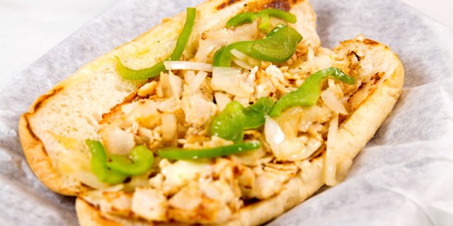 Build Your Own Chicken Cheesesteak Sandwiches
