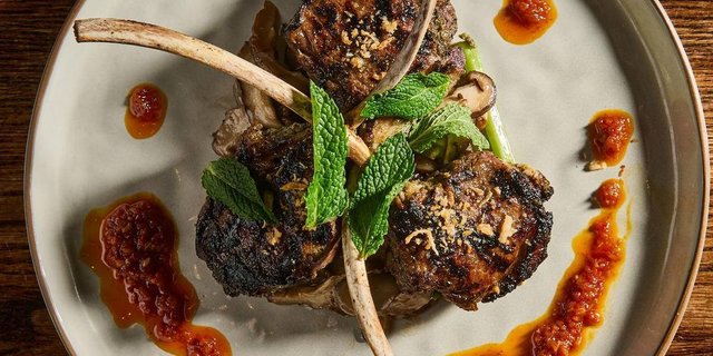 Coriander Grilled Lamb Chops