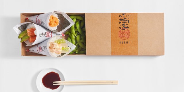 Salmon Lovers Handroll Box