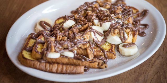Chocolate Nut Blast French Toast