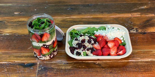 Strawberry Spinach Salad