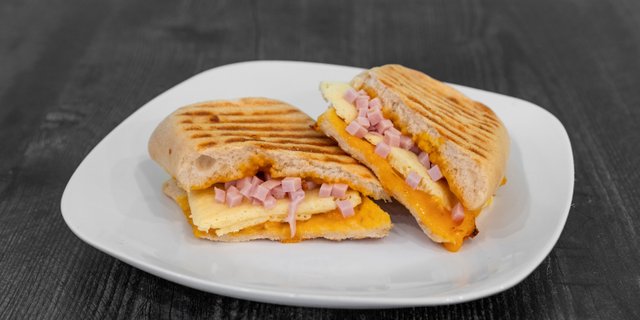 Egg, Ham & Cheese Panini