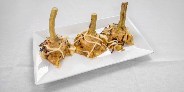 Grilled Artichoke Hearts