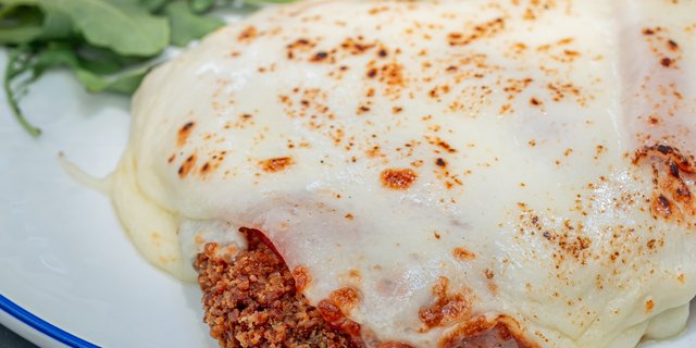 Beef Milanesa Napolitana