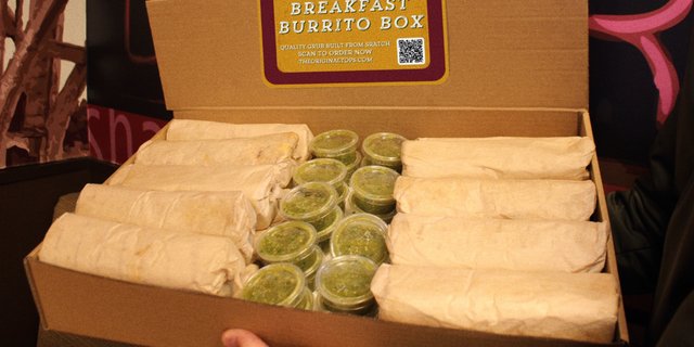 Tops Breakfast Burrito Box