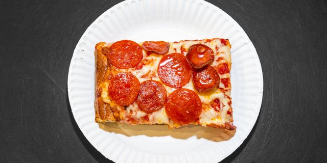 Square Sicilian Pepperoni Pizza