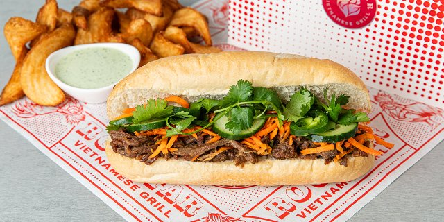 Chopped Ribeye Bánh Mi Boxed Lunch