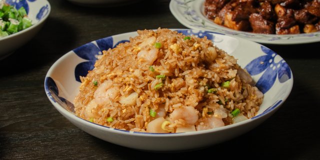 Seafood Fried Rice Platter
