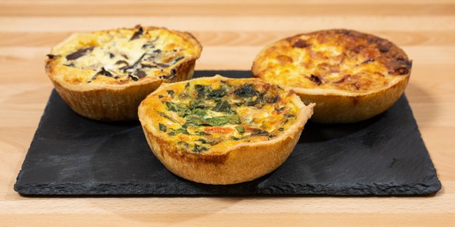 Mushroom & Onion Quiche
