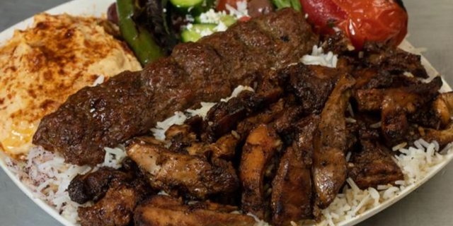 Roasted Chicken & Ground Beef Plate