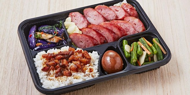 Taiwanese Sausage Bento Box
